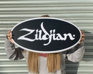 zildjian cymbal LED ILLUMINATED LIGHT UP WALL SIGN MUSIC ROOM MUSICAL INSTRUMENT 3