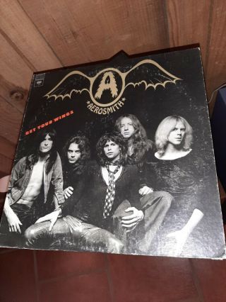 Aerosmith Get Your Wings Lp Album Columbia Kc 32847 Vg,  /vg