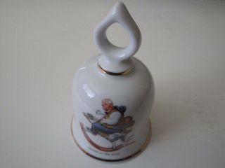 Vintage Norman Rockwell Bell Danbury Gramps At The Reins 1979 Collectible