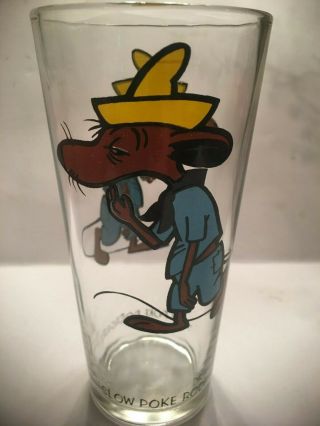 1973 Pepsi Looney Tune Glass " Slow Poke Rodriquez "