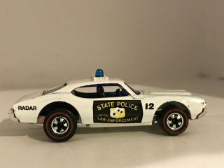1969 Hot Wheels Red Line " State Police Law Enforcement " Car Hong Kong