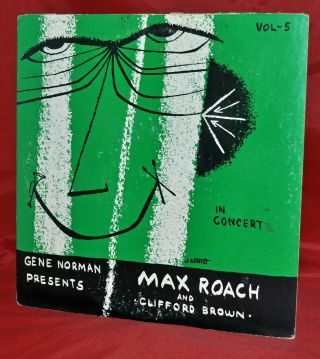 Rare Max Roach And Clifford Brown Vol.  5 – 1955 Norman Gnp - 114 Mono 10 - Inch