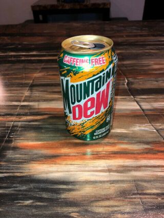 Caffeine Mountain Dew Can From 1997