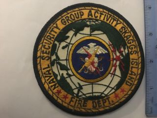 Us Naval Air Security Group Activity Skaggs Fire Department California (vintage)