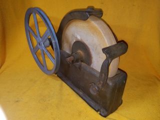 Vintage 10 " Wet Grinding Stone Craftsman Grinder Sharpening Wheel Tool