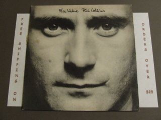 Phil Collins Face Value 1981 Lp W/ In The Air Tonight