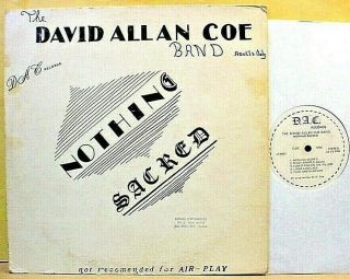 David Allan Coe Band - Nothing Sacred - 