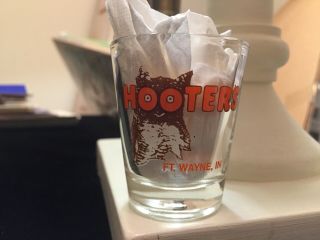 Hooters Shot Glass 2 1/4 " 2.  25 " Inch Fort Wayne,  In
