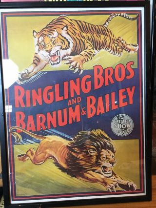 Ringling Bros And Barnum Bailey Circus Poster