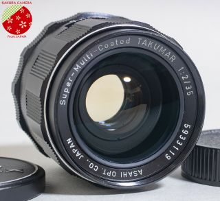 ●excellent,  5 Vintage Pentax M42 Screw Mount Lens Smc Takumar 35mm F2 From Japan●