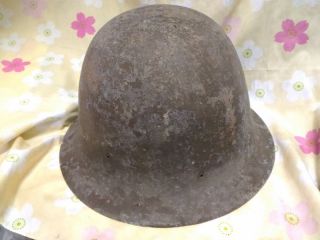 Ww2 Japanese Army Combat Helmet Aluminum Type Of Private Distribution H088