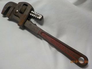 Vintage 6 Inch Lectrolite Monkey Or Pipe Wrench - Defiance,  Oh - Forged Alloy -