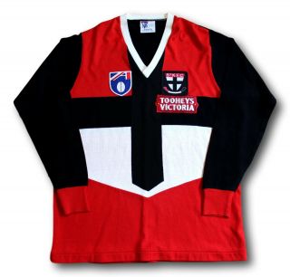 Vintage Retro 1998 St Kilda Saints Long Sleeve Football Jumper Guernsey Size 2xl