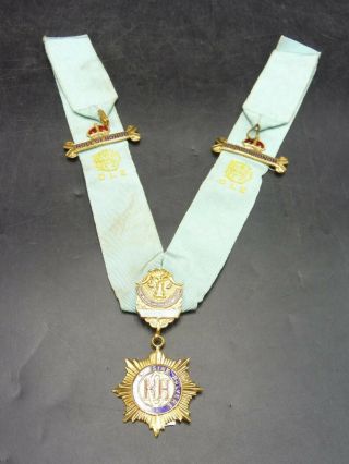 Royal Order Of Buffaloes Roll Of Honour Collarette With Jewel $1 Start