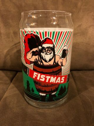 Revolution Brewing Chicago Fistmas Holiday Christmas Ale Beer Glass