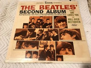 The Beatles " Second Album " Capitol St - 2080 Vintage Vinyl Classic Lp