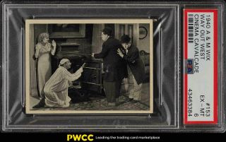 1940 A&m Wix Cinema Cavalcade Laurel & Hardy 153 Psa 6 Exmt (pwcc)