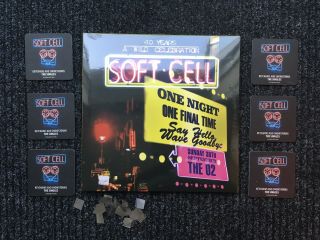 Soft Cell ‎ - Say Hello Wave Goodbye Lp X4 Vinyl Live O2 X 6 Beer Mats X6