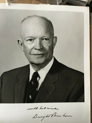 Dwight Eisenhower Autographed Picture