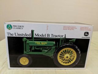 Ertl 24.  1/16 John Deere Unstyled Model " B " Tractor,  Precision Classics 24