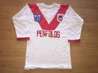 St George Dragons 80s Penfolds Vintage Classic Nrl Shirt Jersey Small