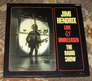 Private 1989 Rock 5 - Lp Box Set - Jimi Hendrix " Live & Unreleased - Radio Show "
