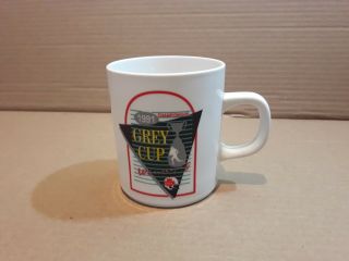 Coffee Tea Mug Cup 1991 Grey Cup Championship Winnipeg Cfl Canadian Football
