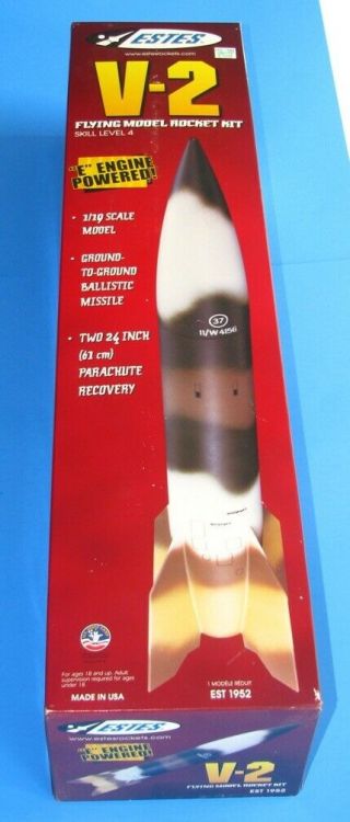 Estes V - 2 Maxi - Brute Kit,  3.  94” Diameter,  1/17 Scale Model Rocket Collector Kit