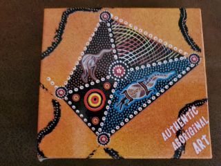 Australian Made Coasters Authentic Aboriginal Art Set Of 6