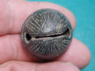 Medieval Bronze Crotal Bell Loud Ring Makers Mark Metal Detecting Detector Finds