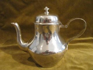 Antique French Sterling Silver 950 Tea Pot (for 2) 268g 9,  45oz