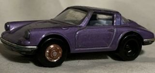 Vintage Playart Porsche 911 S Purple Die - Cast Car Hong Kong
