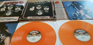 Kiss - Asbury Park - Rare Live 2lp Usa White Vinyl 1975,  Inners,  Poster