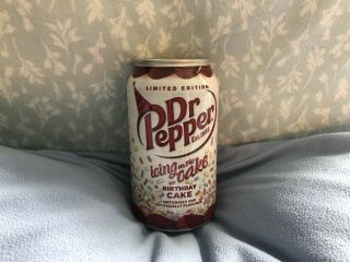 Extremely Rare Birthday Cake Dr Pepper,  No Dents,