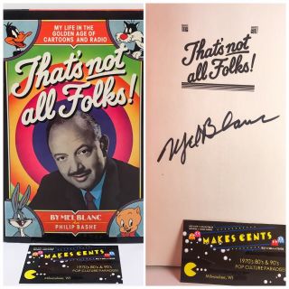 Mel Blanc Signed Book That 