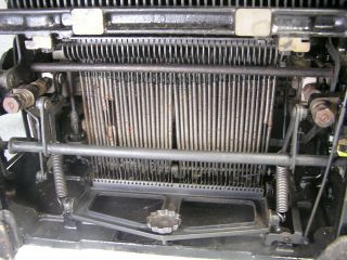 Vtg Typewriter Model 10 Royal Serial No.  SX - 1562158 Glass sides - SHAPE 3
