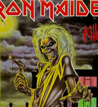 Vtg 1981 Iron Maiden Album Killers Vinyl Record 1st Lp St 12141