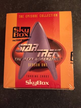 1994 Skybox Star Trek:the Next Generation Season 1 Factory Box - Rare