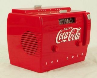 Vintage Coca - Cola Old Tyme Cooler - Am/fm Cassette/ Radio Player Otr - 1949
