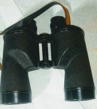 Vintage Bausch And Lomb Coated Lense Binoculars With Case