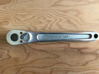 Vintage Snap - On 71mv Socket Ratchet Wrench - 1/2” Drive