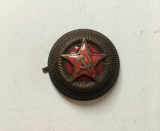 Ussr - Soviet Wwii Cockade,  Cap Hat Badge For Marshals And Generals Of The Army