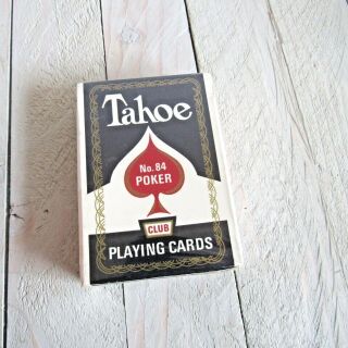 Nip Arrco Tahoe Playing Cards 84 Made In Usa On Hanger Blue