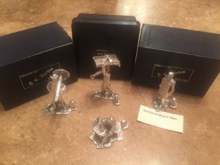 4no Thomas Charles Jarvis Solid Silver Figures