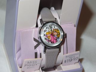 Miss Piggy Muppets Watch Vintage Timex 1982 W/ Box (w218)