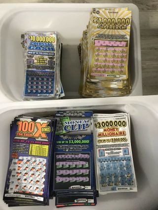 $40,  000 Losing Ny Lottery Scratch Off Tickets 2019 No 2nd Chance $5 - $30s