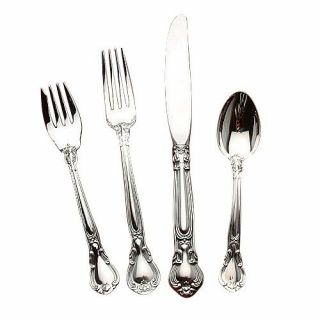 Chantilly By Gorham Sterling Silver Individual 4 Piece Place Size Place Setting