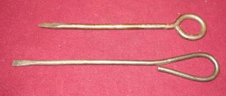 Two (2) Vintage Large Formed Auto Truck Motorcycle Tool Kit Screwdrivers