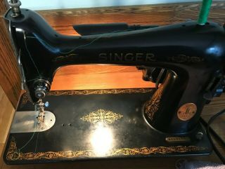 Vintage Singer Sewing Machine Modes 66 - 16,  Serviced,  Cleaned And Ready To Use