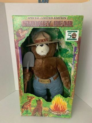 Special Limited Edition Smokey Bear Plush 50 Years 1994 Mib
